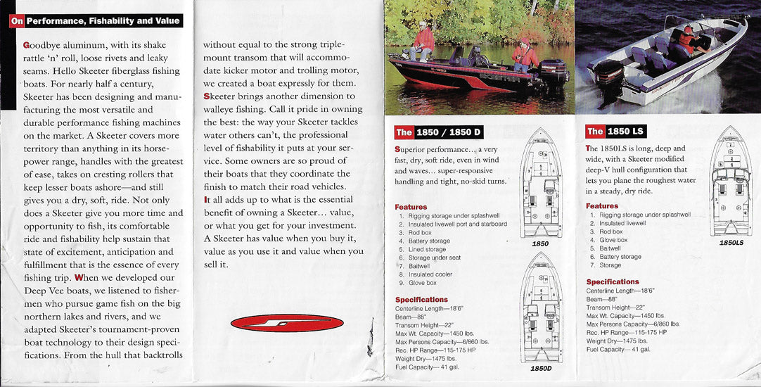 Skeeter 1995 Abbreviated Brochure