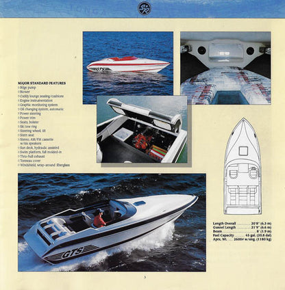 Sun Runner 1989 GTS & Sunsport Brochure