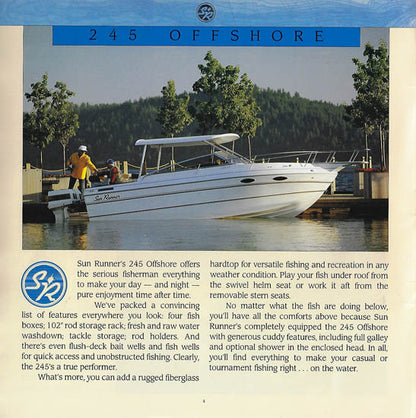 Sun Runner 1989 GTS & Sunsport Brochure