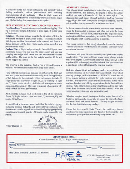 Seaward Construction & Design Brochure