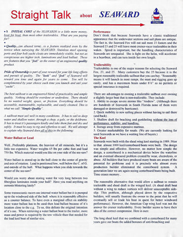 Seaward Construction & Design Brochure