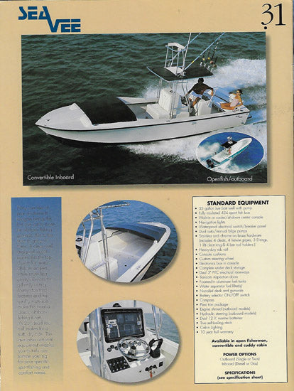 Sea Vee 1990s Brochure
