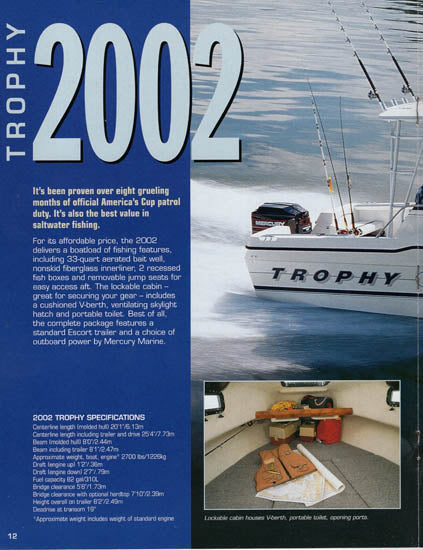 Bayliner 1996 Trophy Brochure