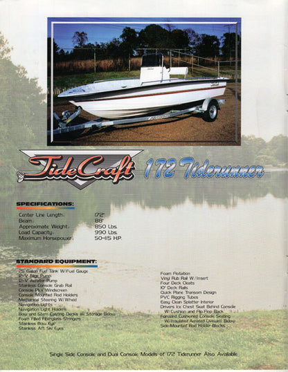 TideCraft 1997 Brochure