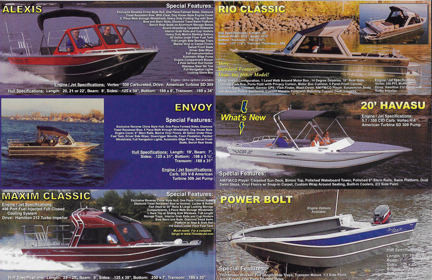 Thunder Jet Brochure