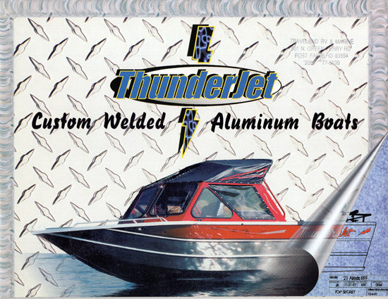 Thunder Jet 2001 Brochure