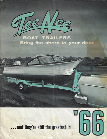 Tee Nee 1966 Boat Trailer Brochure