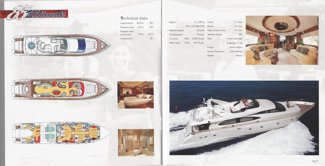 Azimut 1999 / 2000 Brochure