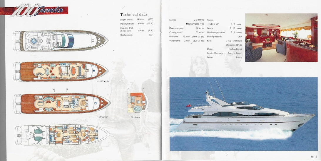 Azimut 1999 / 2000 Brochure