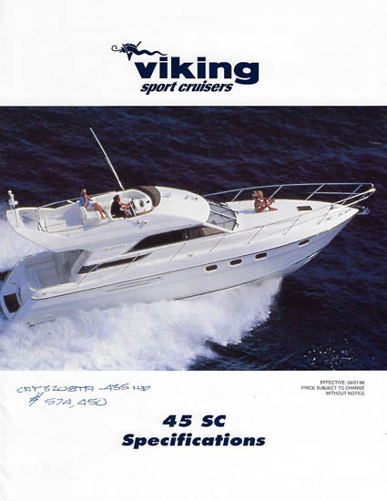 Viking Princess 45SC Specification Brochure