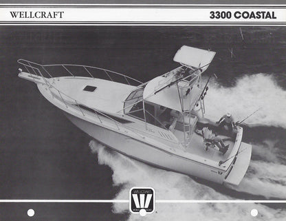 Wellcraft 3300 Coastal Specification Brochure