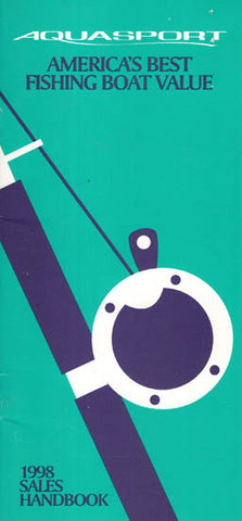 Aquasport 1998 Dealer Handbook Brochure
