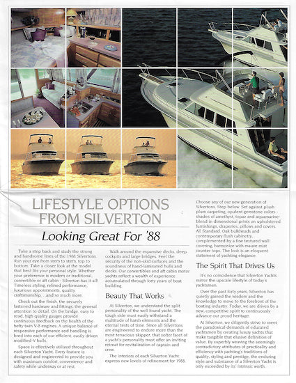 Silverton 1988 Brochure