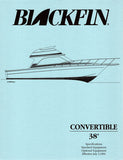 Blackfin 38 Convertible Specification Brochure