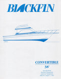 Blackfin 38 Convertible Specification Brochure
