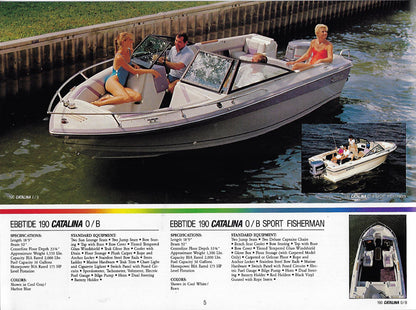Ebbtide / Dyna-Trak 1986 Brochure