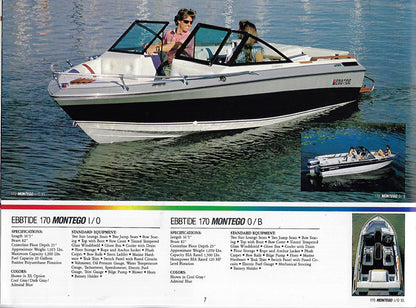 Ebbtide / Dyna-Trak 1986 Brochure