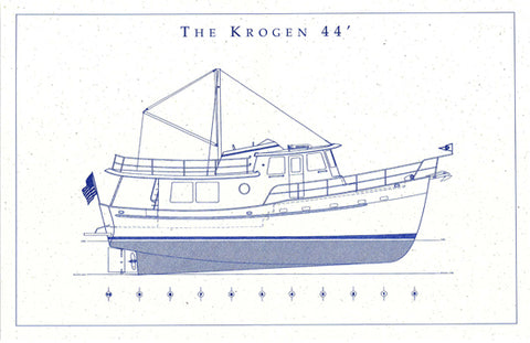 Krogen 44 Trawler Brochure Package