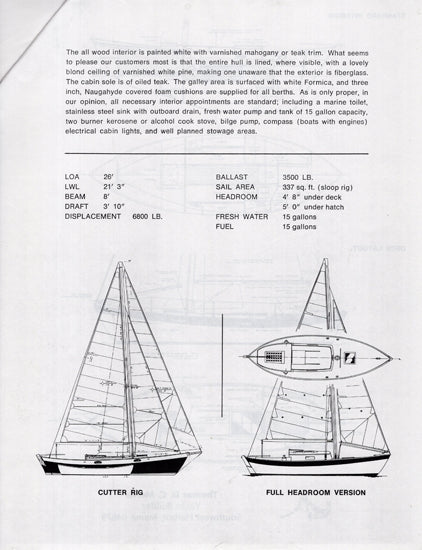 Morris 26 Frances Brochure