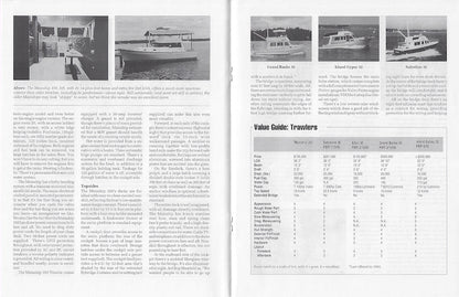 Mainship 350 Trawler Powerboat Reports Magazine Reprint Brochure