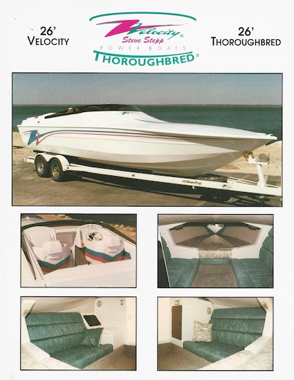 Thoroughbred Velocity 26 Brochure Package