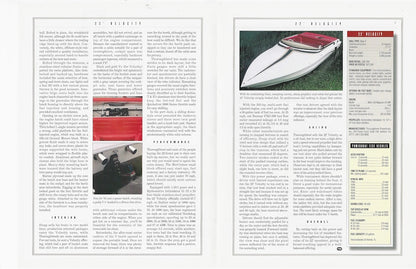Thoroughbred Velocity 22 Powerboat Magazine  Reprint Brochure