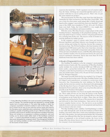 West Bay SonShip Megayacht Century Magazine Reprint Brochure