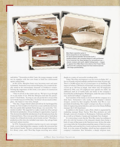 West Bay SonShip Megayacht Century Magazine Reprint Brochure