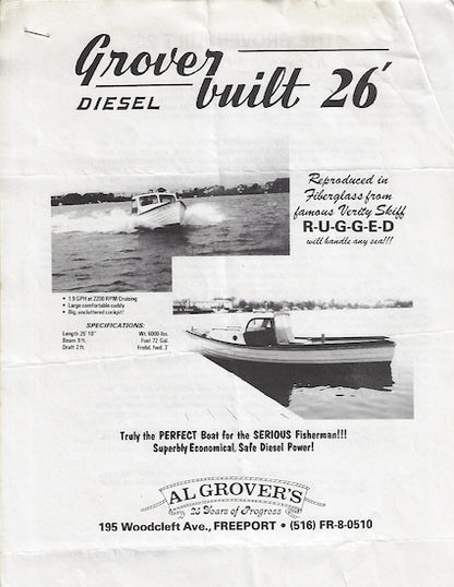 Grover's Built Diesel 26 brochure