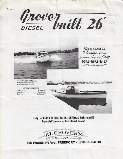 Grover's Built Diesel 26 brochure