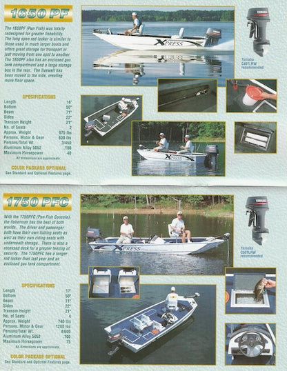 Aluma Weld 1998 Xpress Brochure