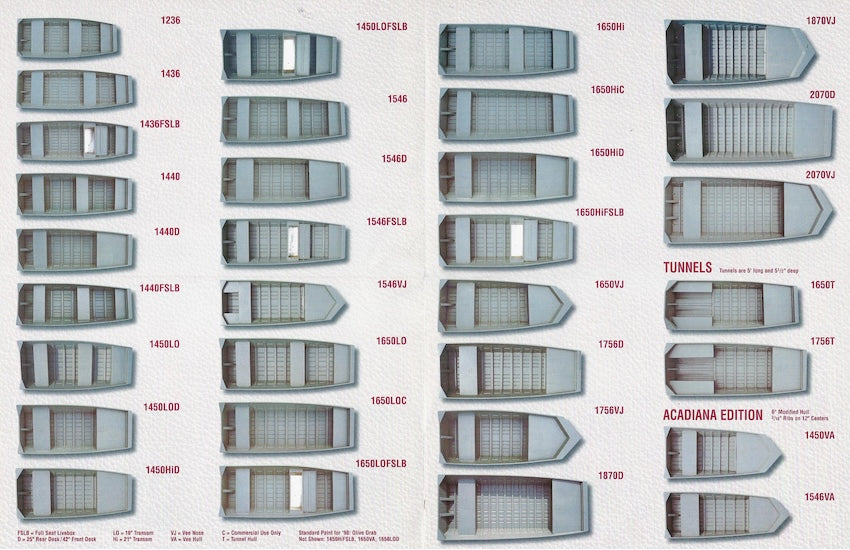 Aluma Weld 1998 Xpress Jon Boats Brochure