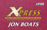 Aluma Weld 1998 Xpress Jon Boats Brochure
