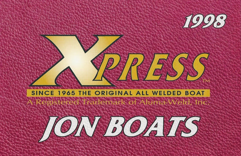 Aluma Weld 1998 Xpress Jon Boats Brochure