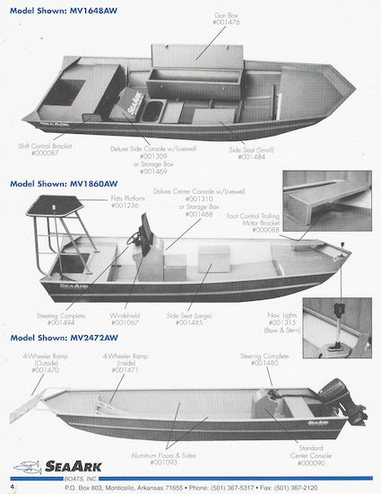 SeaArk 1995 Jon Brochure