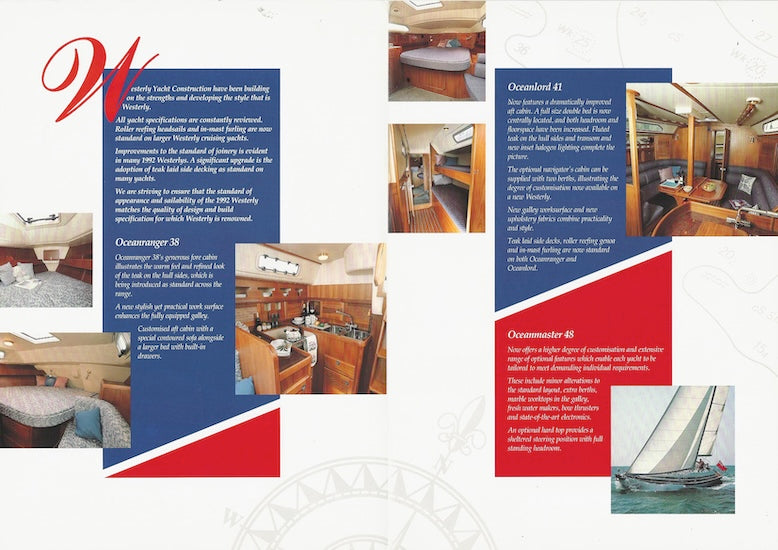 Westerly 1992 What's New Brochure