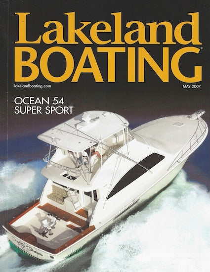 Ocean 54 Super Sport Lakeland Boating Magazine Reprint Brochure