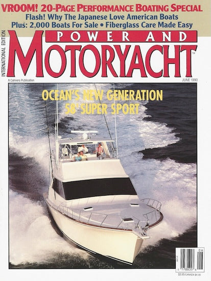 Ocean 58 Super Sport Power Motoryacht Magazine Reprint Brochure