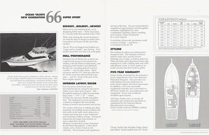 Ocean 63 Super Sport Brochure