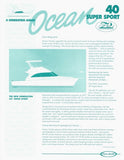 Ocean 40 Super Sport Brochure