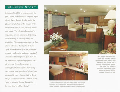 Ocean 40 Super Sport Brochure