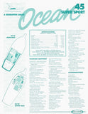 Ocean 45 Super Sport Specification Brochure