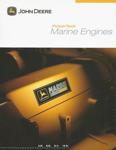 Deere 2001 Marine Engines Brochure