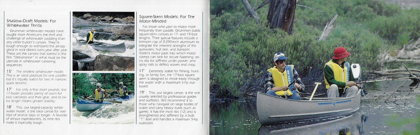 Grumman 1970s Canoe Brochure