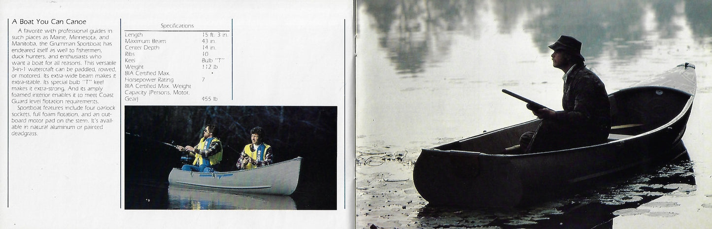 Grumman 1970s Canoe Brochure