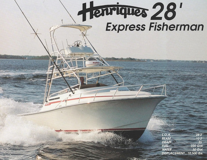 Henriques 28 Express Fisherman Specification Brochure