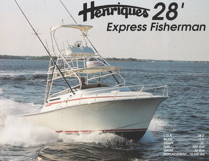 Henriques 28 Express Fisherman Specification Brochure
