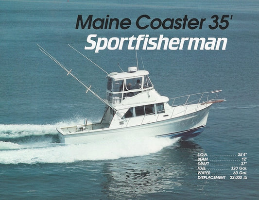 Henriques 35 Maine Coaster Sport Fisherman Brochure