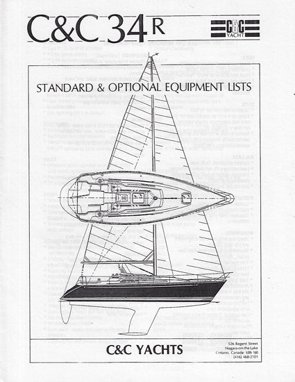 C&C 34R Specification Brochure