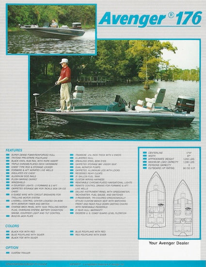 Avenger XV & 176 Brochure